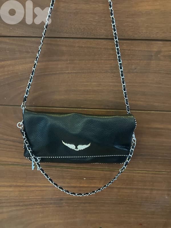 Zadig et Voltaire black stylish bag 0