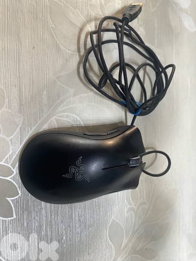 Used Razer deathadder chroma gaming mouse
