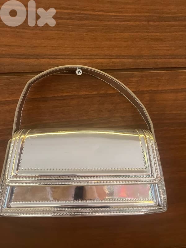 Zara Silver small bag 0
