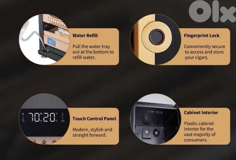 Campomatic Habana High End Luxury 850 Cigar Humidor 2