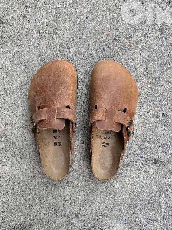 Birkenstock Boston Nubuk Authentic coffee Brown 0