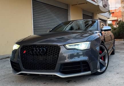 AUDI RS5 - black edition. Fiber carbon