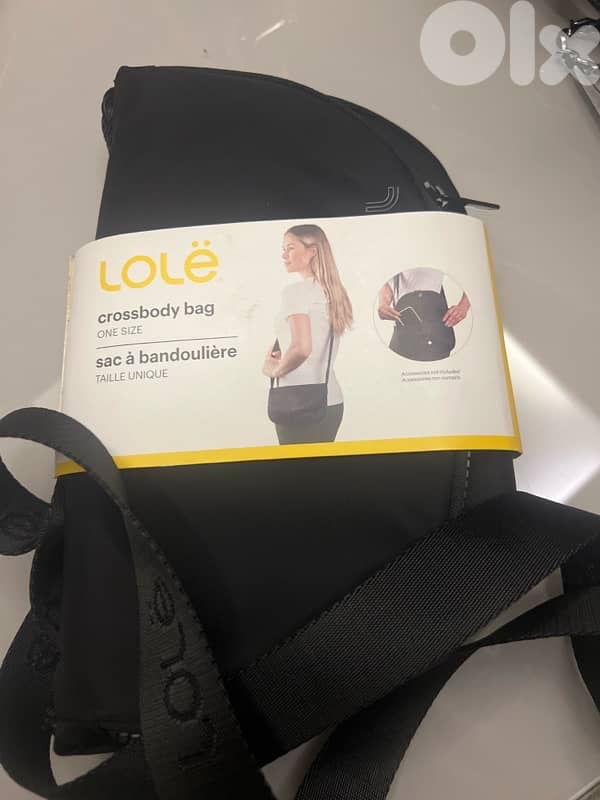 lole crossbody black bag 0