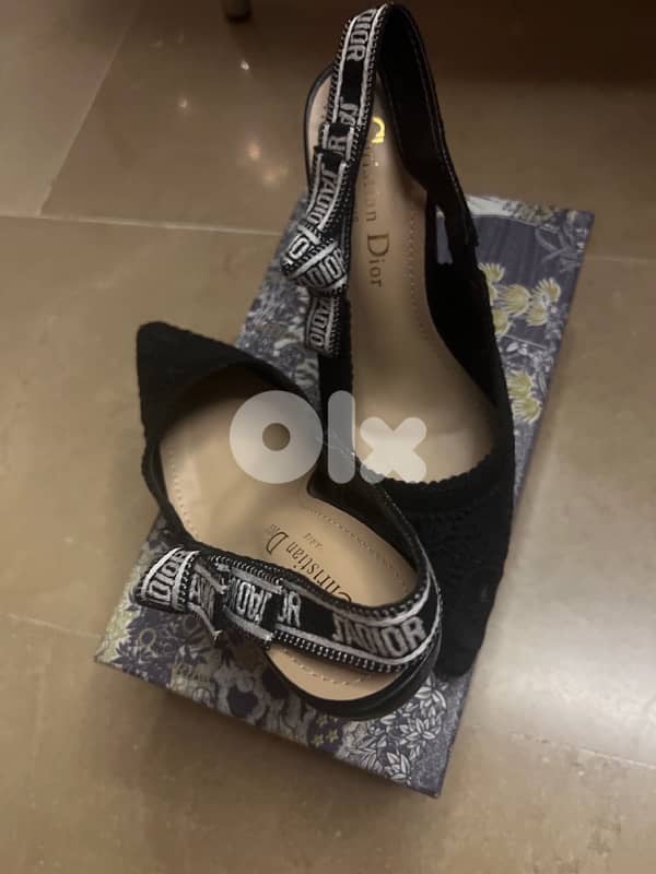 Dior slings black heels 0