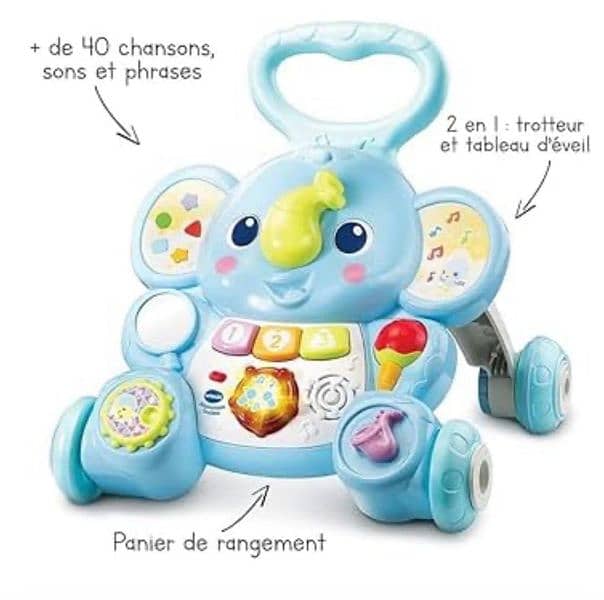 Babywalker Trottino Elephant withframe stop very gd condition like new 0