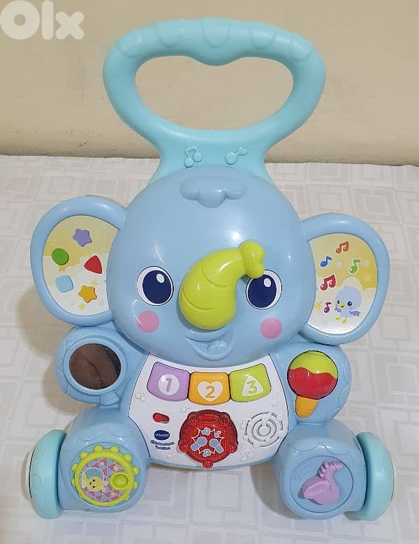 Babywalker Trottino Elephant withframe stop very gd condition like new 2