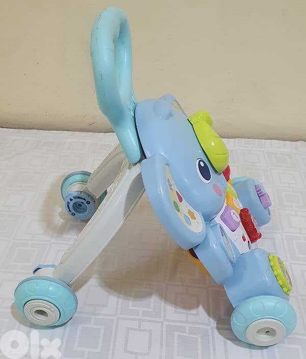 Babywalker Trottino Elephant withframe stop very gd condition like new 3