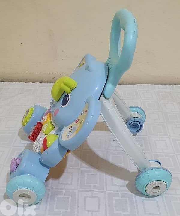 Babywalker Trottino Elephant withframe stop very gd condition like new 4