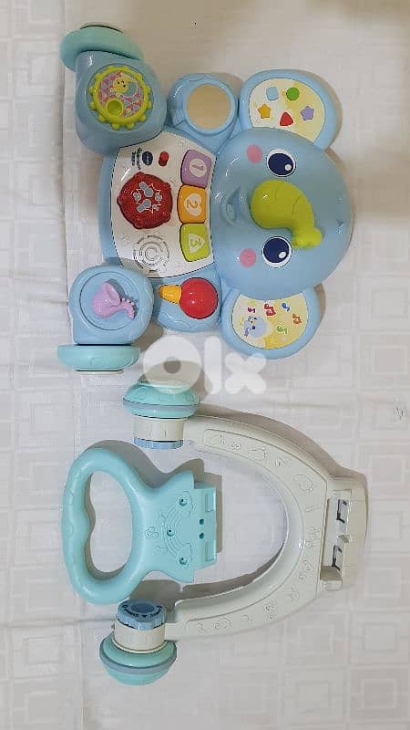 Babywalker Trottino Elephant withframe stop very gd condition like new 12