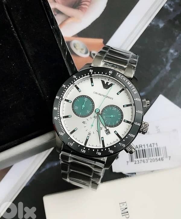 Genuine Black & white Emporio Armani watch 0