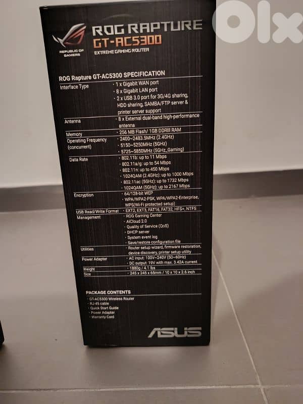 Gaming Router Asus Rog Rapture GT-AC5300 - Black Friday Sale 1