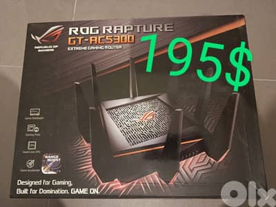 Gaming Router Asus Rog Rapture GT-AC5300 - Black Friday Sale
