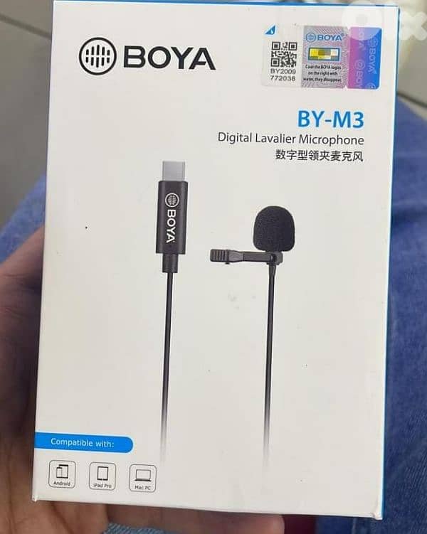 Boya by-m3 digital lavalier microphone 0