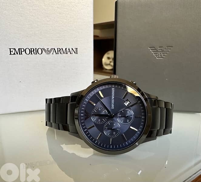 Authentic Emporio Armani Blue & Grey 0
