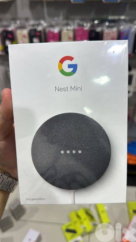 Google nest mini 2nd gen black 0