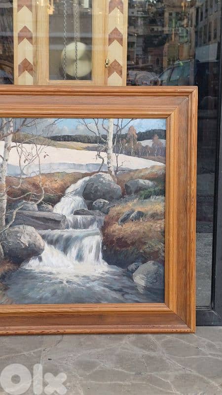 لوحة رسم زيتي اوروبية 4