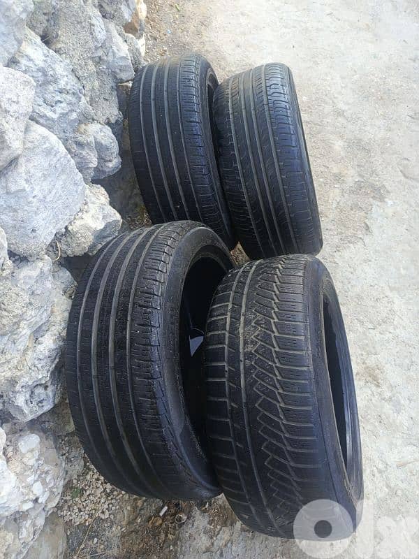 4 tyres دواليب 18 0
