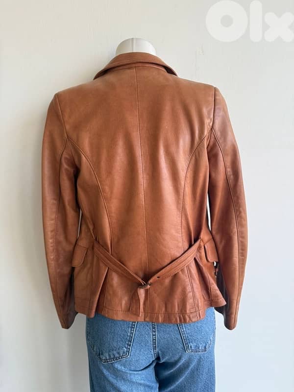 90’s vintage Douglas genuine lamb leather jacket 1