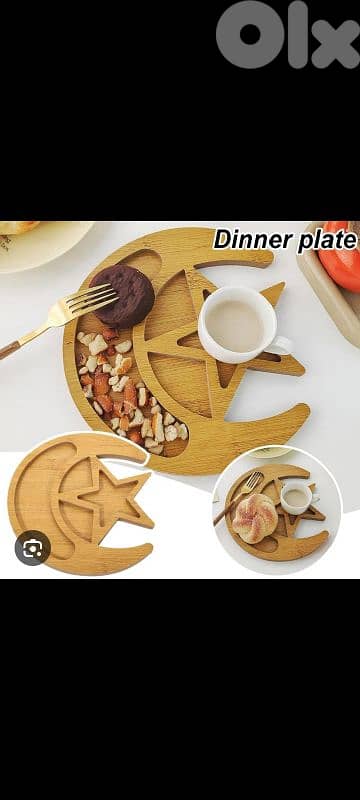 beautiful breakfast and sweets serving wood plates 1