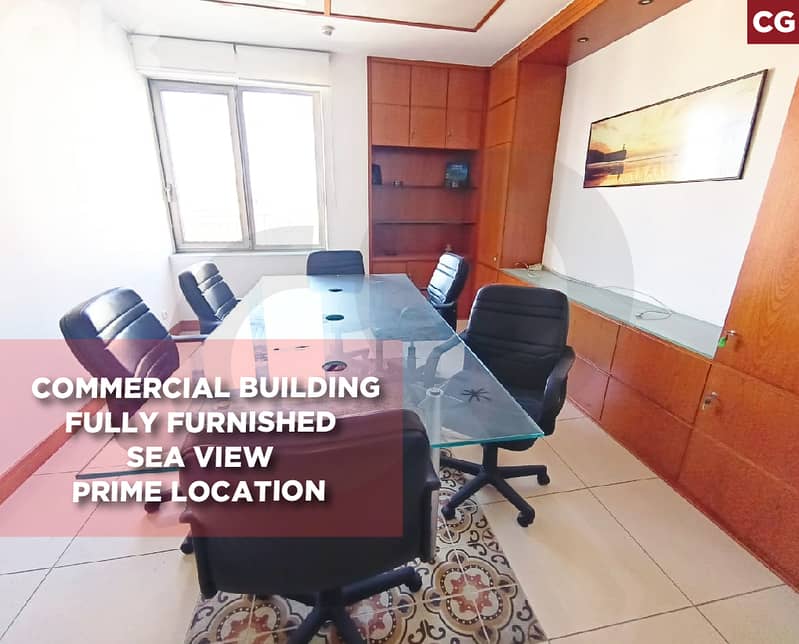 Commercial building/ Fully Furnished/ Sea View- Tabaris REF#CG128663 0