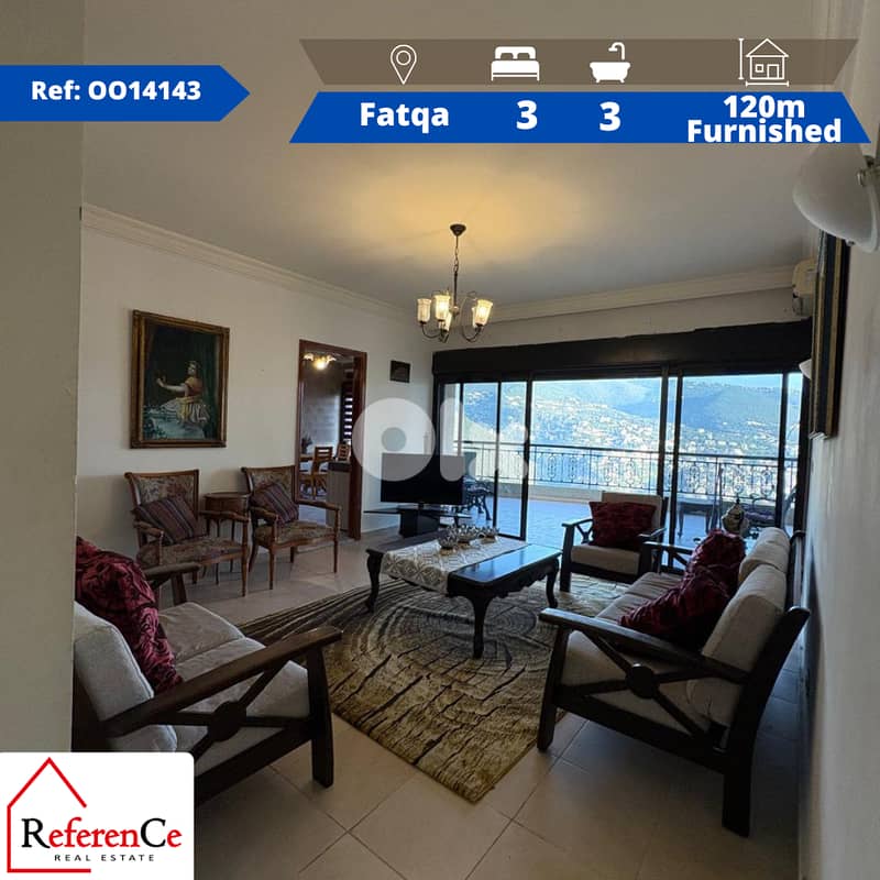 Furnished apartment for rent in Fatqa شقة مفروشة للإيجار في فتقا 0