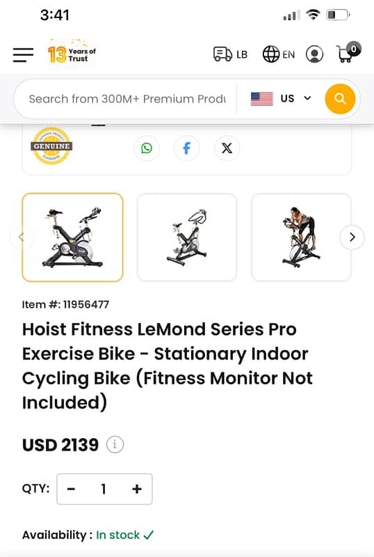 Spinning bike Lemond fitness 0