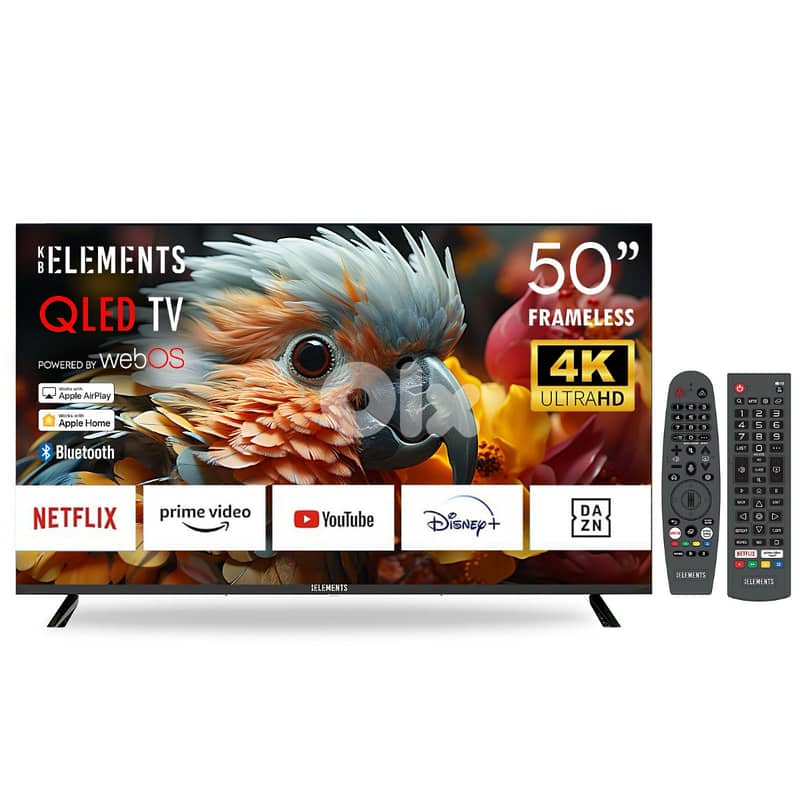 KB Elements Qled WebOS 50″ Inch TV-UHD 4K Smart | تلفزيون 50 إنش 1