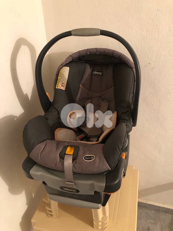 two Chicco KeyFit 30 Cleartex Infant Car Seat, Slate Brand New 1