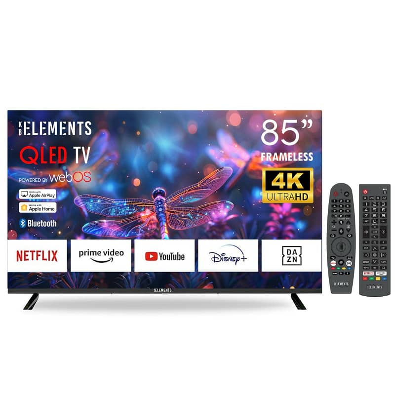 KB Elements - Qled WebOS 85″ Inch TV - UHD 4K Smart | تلفزيون 85 إنش 1