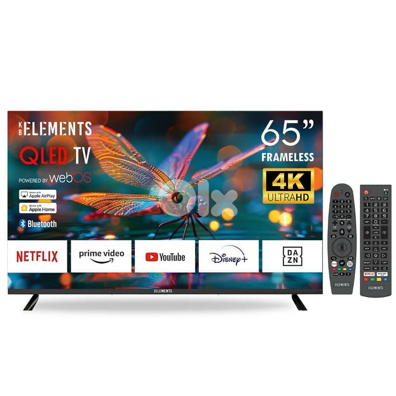 KB Elements Qled - WebOS 65″ Inch - Smart TV - UHD 4K | تلفزيون 65 إنش 1