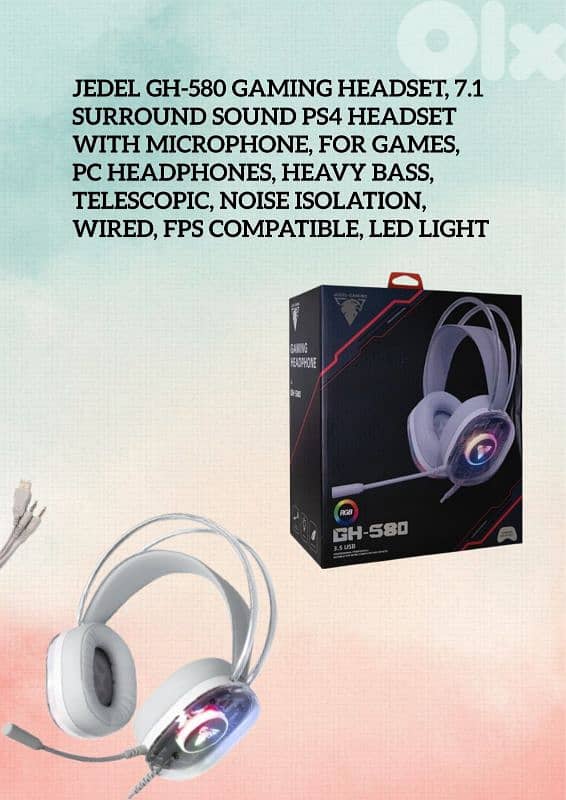 COMPUTER & TECH ACCESSORIES I GAMING HEADSET/HEADPHONE سماعات 1