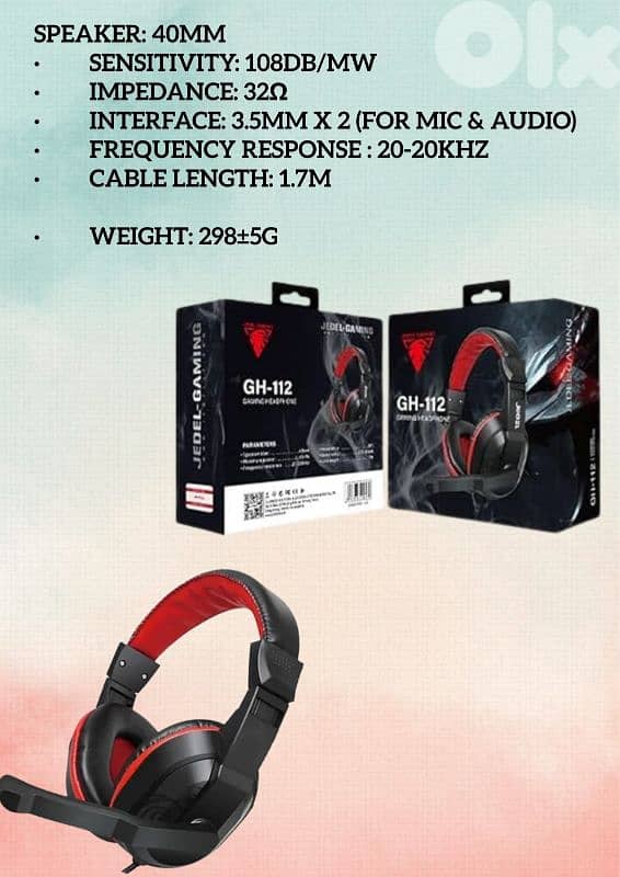 COMPUTER & TECH ACCESSORIES I GAMING HEADSET/HEADPHONE سماعات 6