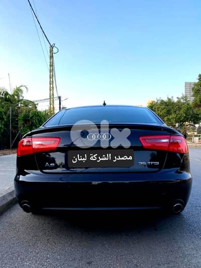 2015  Audi A6  4cyld TFSi   3.5 شبه جديدة مصدر الشركة لبنان