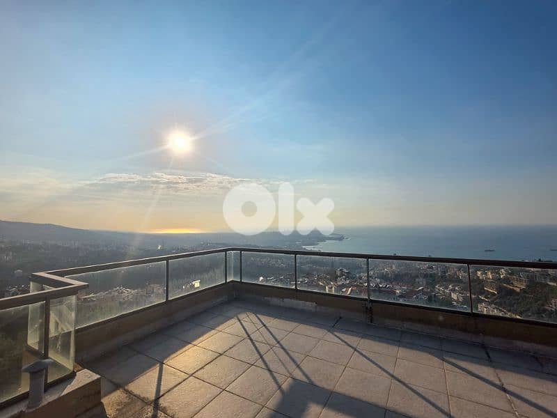 New Apartment in Rabweh, Metn with Panoramic Sea and Mountain View 0