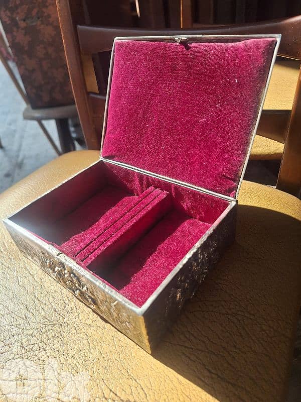 vintage box silver plated hand made 2