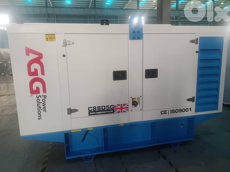 BRAND NEW!!!! GENERATOR - AGG Sound Proof Type – TRI-PHASE  88 KVA 7