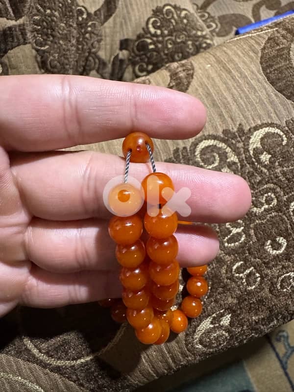 مسبحة مسكي الماني 45 حبي قديم اكثر من 120 عام 2