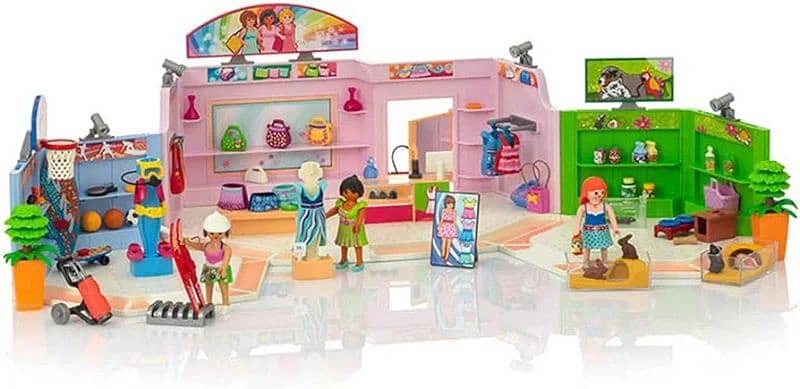 playmobile 9078 shopping plaza 2