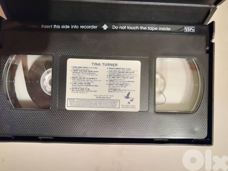 Tina Turner Live Private Dancer Tour David Bowie Bryan Adams VHS Conce 1