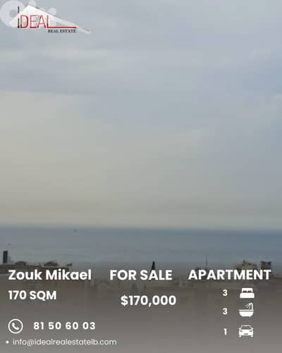 Apartment for sale in Zouk Mikael شقة للبيع في زوق مكايل