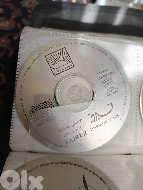 17 original cd's oum koulthoum & feyrouz,arabic songs 12