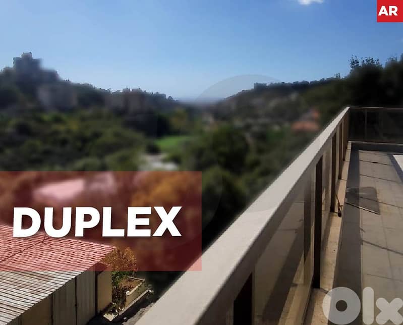 Duplex, Scenic,Spacious, great view,baabda, wadi chahrour REF#AR127166 0