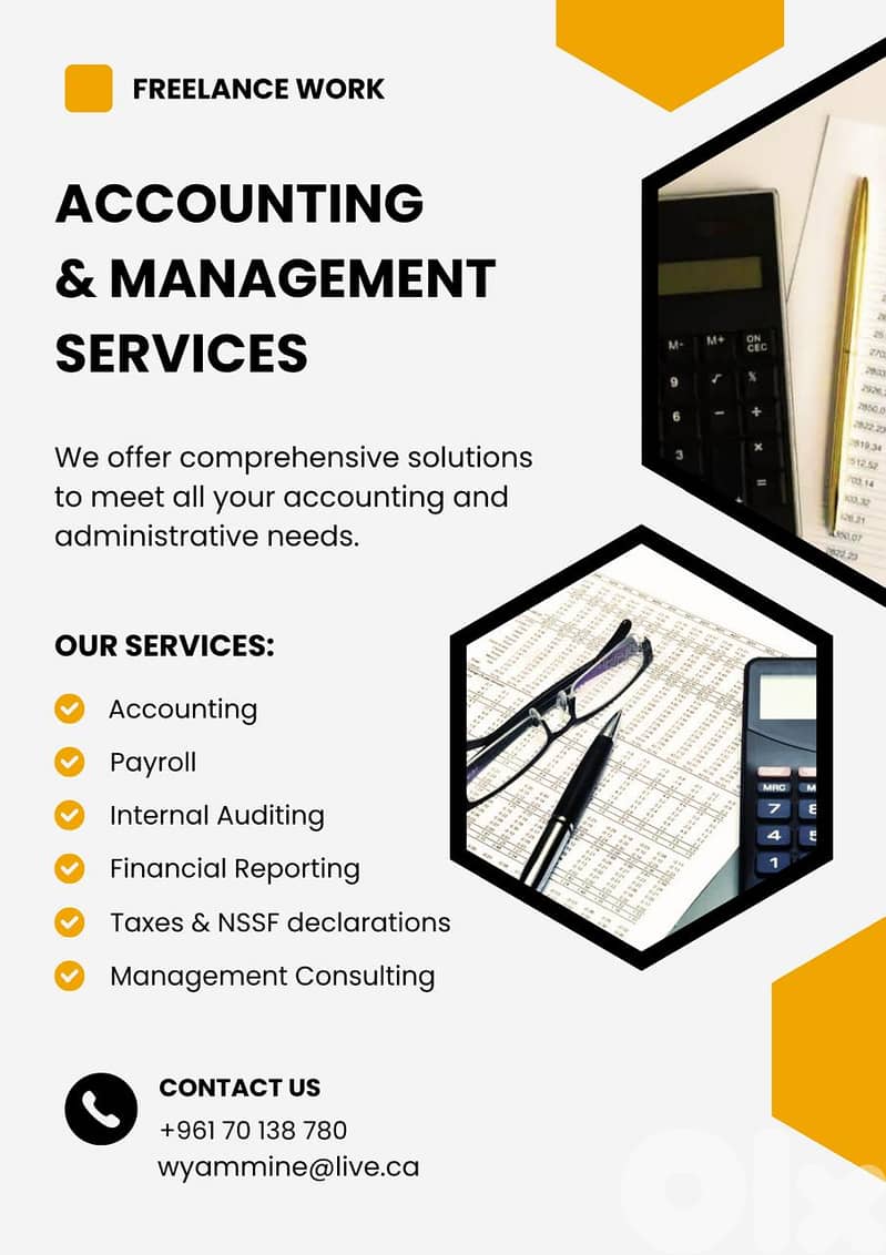 Accounting, Internal Auditing, Management services 0