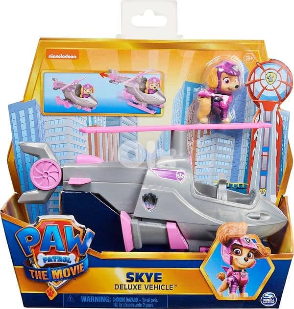 paw patrol skye deluxe vehicle with figure 0