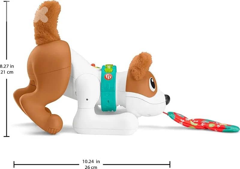 fischer-price electronic dog , learn & crawl 3