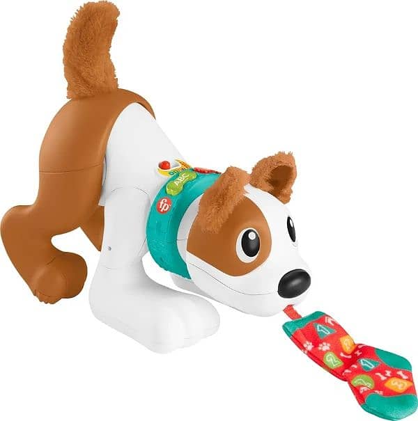 fischer-price electronic dog , learn & crawl 4