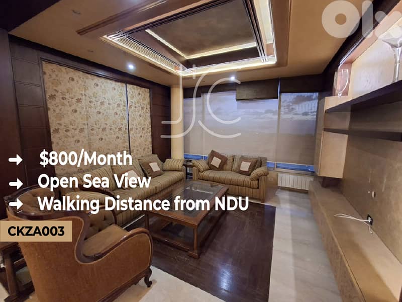 Apartment for rent close to NDU-شقة للإيجار بالقرب من جامعة 0