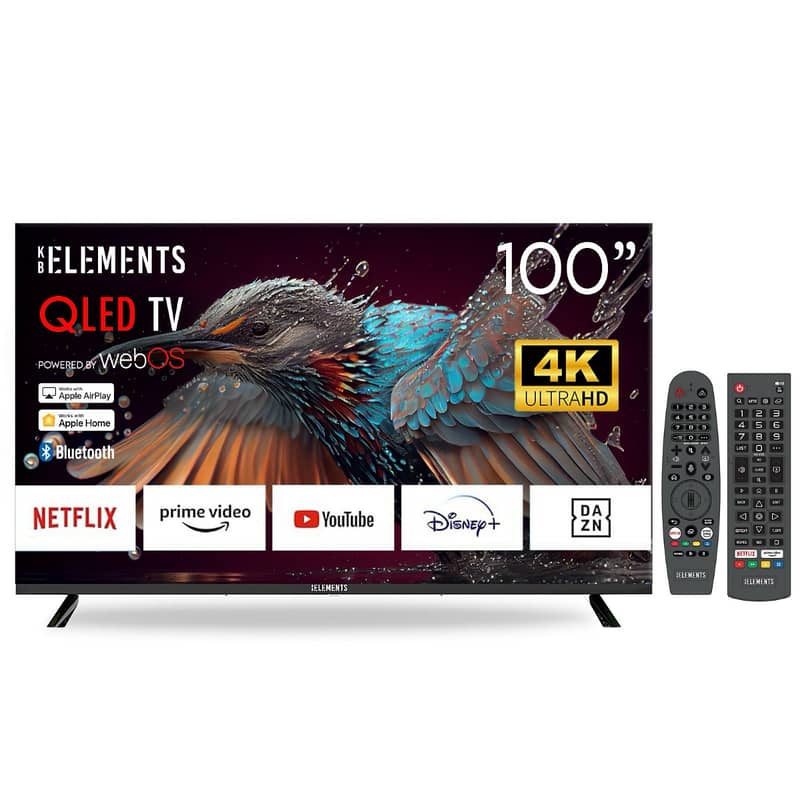 KB Elements Qled WebOS 100″ Inch TV-UHD 4K-Smart | تلفزيون 100 إنش 1