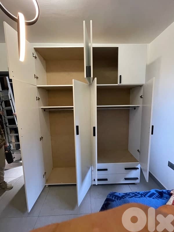 خزانة 4 درف طابقين جديدة من المعمل بافضل الاسعار 1