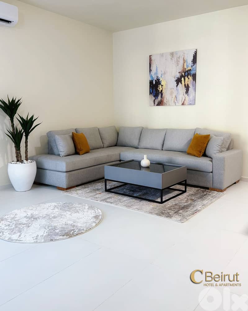 fully furnished apartment for rent Mar Roukoz شقة للإيجار في مار روكز 0